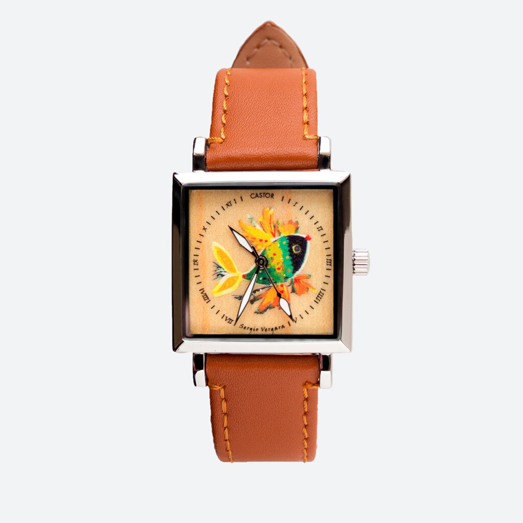Relojes-Castor-Sergio-Vergara-Pez-Siena-Tostada